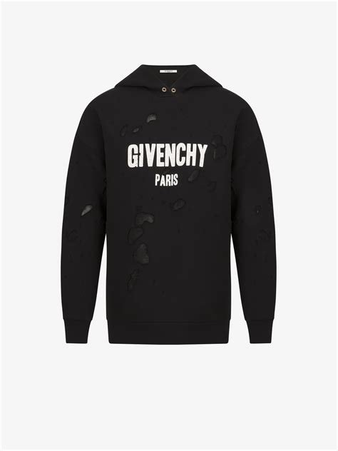 givenchy paris hoodie fake|givenchy hoodie distressed.